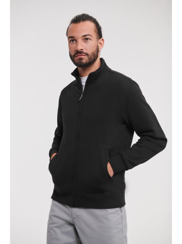 Bluza rozpinana bez kaptura Russell – męska - Black.