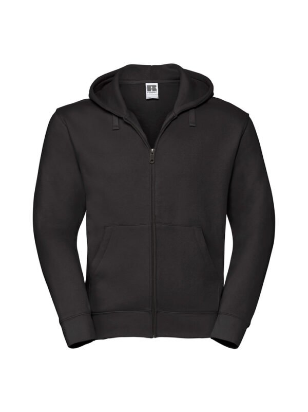 Bluza rozpinana z kapturem Russell – męska - Black