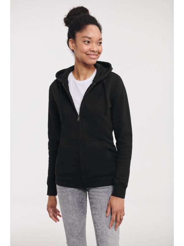 Bluza rozpinana z kapturem Russell – damska - Black