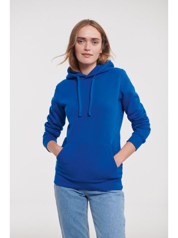 Bluza z kapturem Russell – damska - Bright Royal