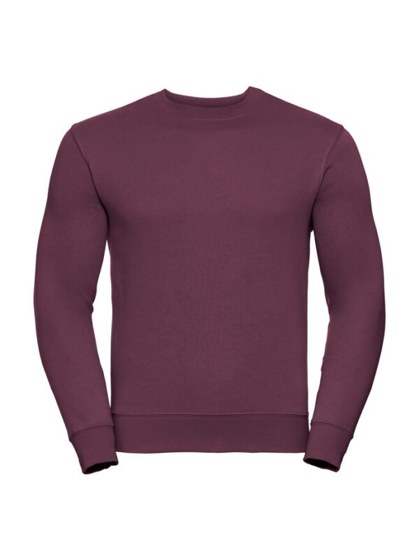 Bluza bez kaptura Russell – unisex - Burgundy