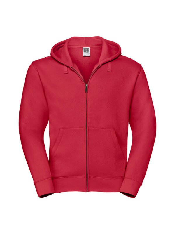 Bluza rozpinana z kapturem Russell – męska - Classic Red