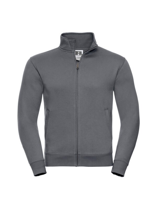 Bluza rozpinana bez kaptura Russell – męska - Convoy Grey