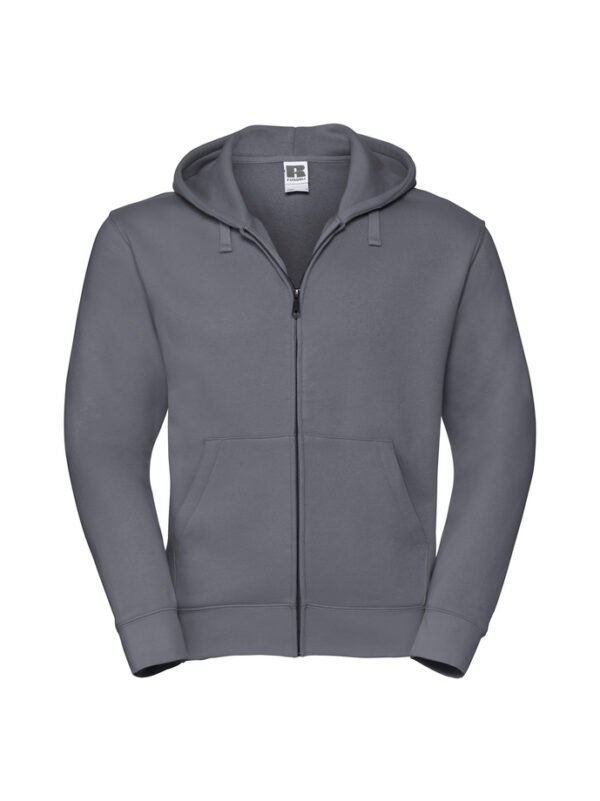Bluza rozpinana z kapturem Russell – męska - Convoy Grey