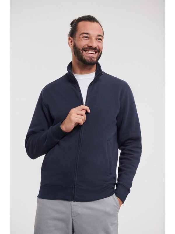 Bluza rozpinana bez kaptura Russell – męska - French Navy,