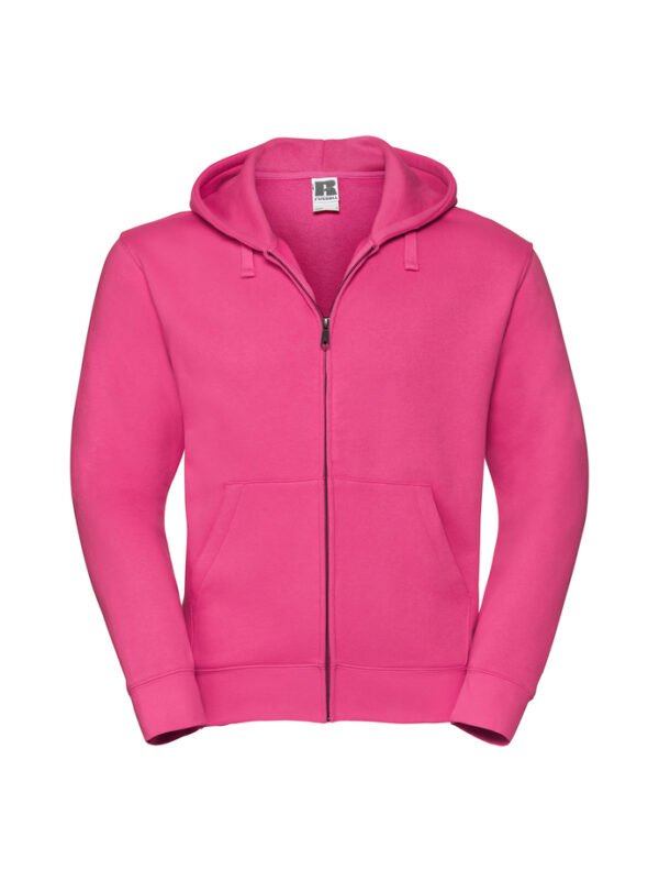 Bluza rozpinana z kapturem Russell – męska - Fuchsia