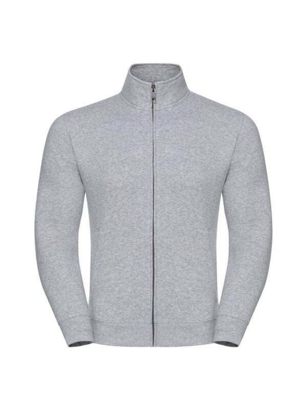 Bluza rozpinana bez kaptura Russell – męska - Light Oxford
