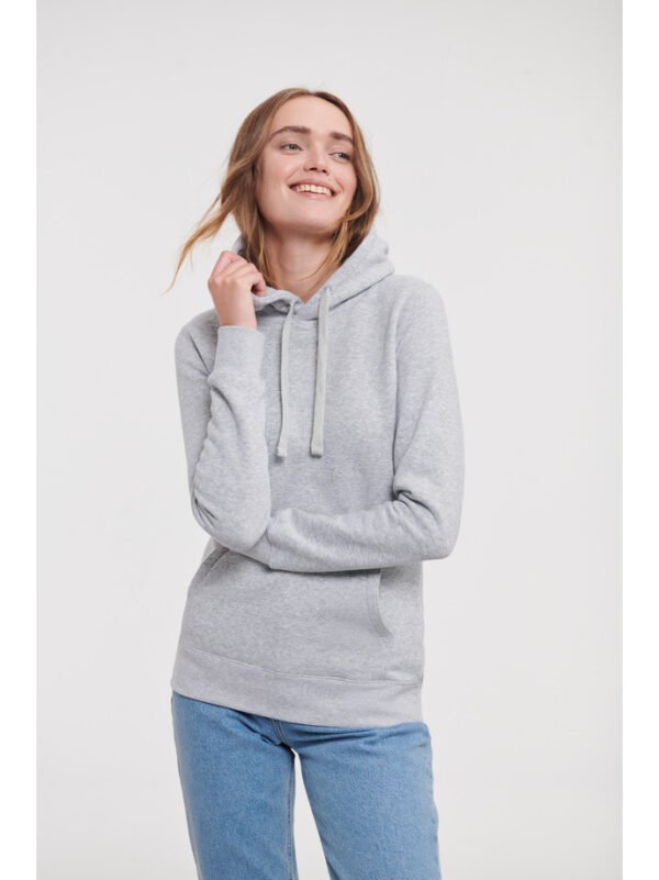 Bluza z kapturem Russell – damska - Light Oxford