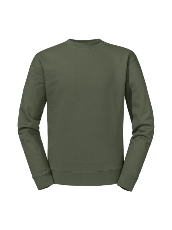 Bluza bez kaptura Russell – unisex - Olive