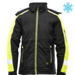 Kurtka zimowa odblaskowa Seven Kings Rival - Seven_Kings Ocieplany Softshell Rival Żółty