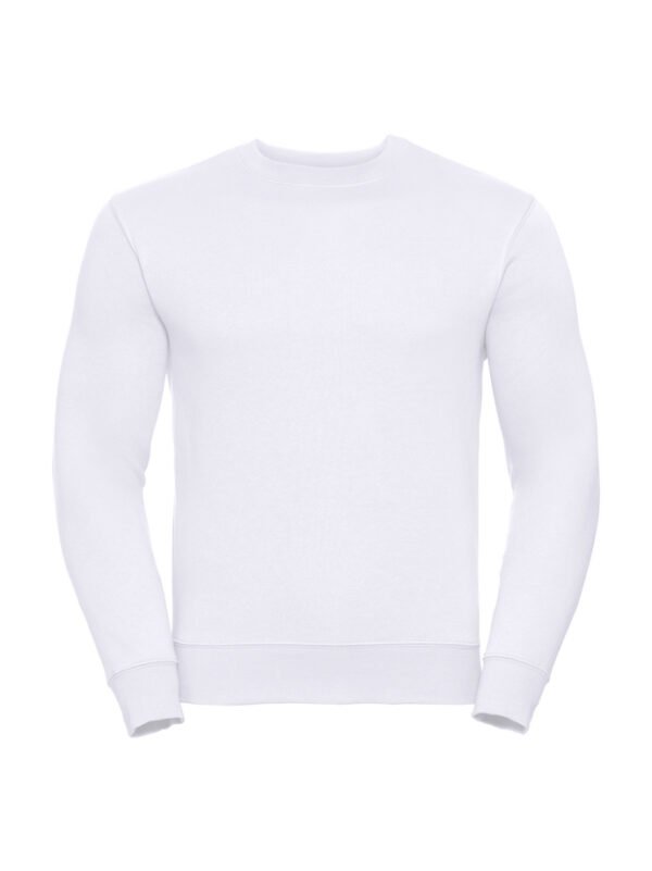 Bluza bez kaptura Russell – unisex - White