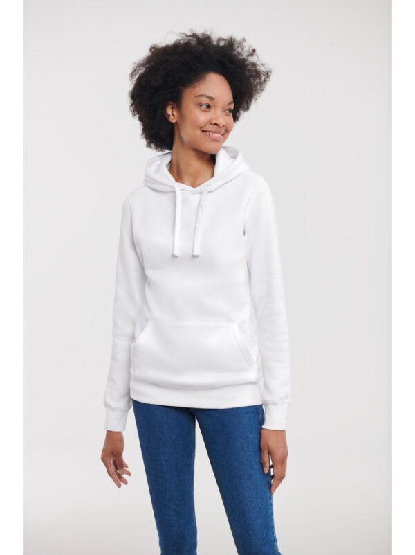 Bluza z kapturem Russell – damska - White
